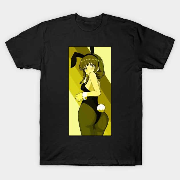 Sweet & Cute Retro Anime Bunny Girl T-Shirt by designsenpai